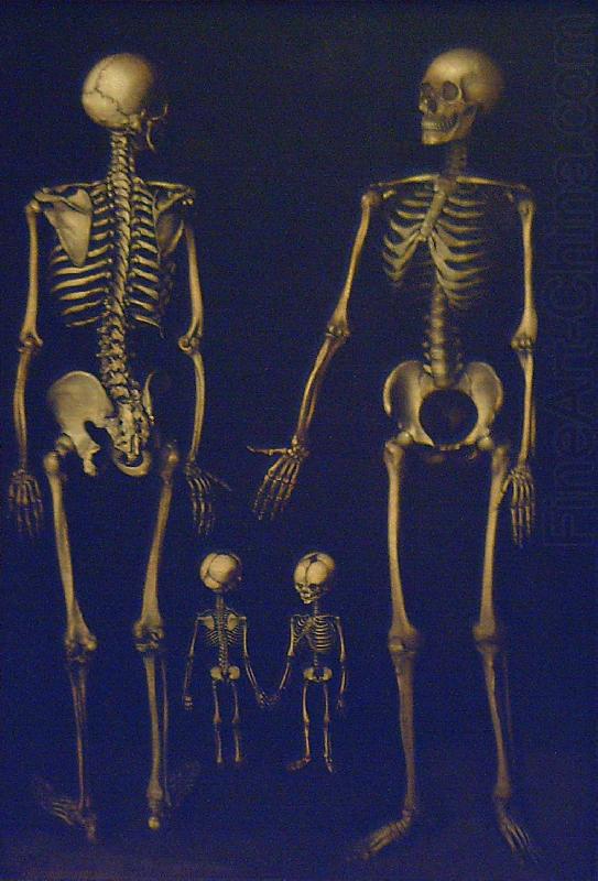 Joseph Esperlin Skeleton Family china oil painting image